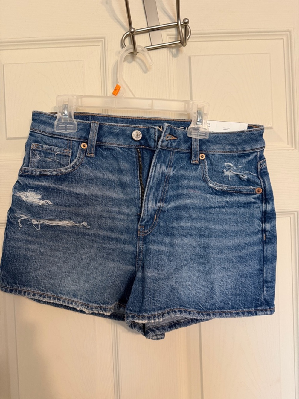 American eagle strigid mom shorts